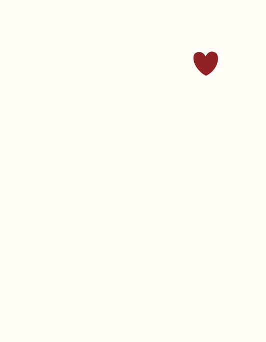 ♥️BELOVED                       (Minimal symbol front, statement back)
Part of the SEALED IN THE LOVE collection